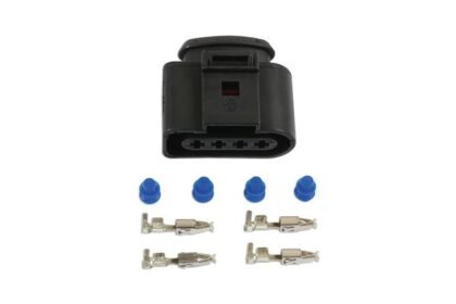 KIT COM 45 CONECTORES FÊMEA ELÉTRICOS VW DE 2,8 MM E 4 PINOS