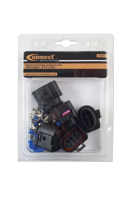 KIT COM 65 CONECTORES FÊMEA ELÉTRICOS VW DE 2,8 MM E 6 PINOS - Image 3