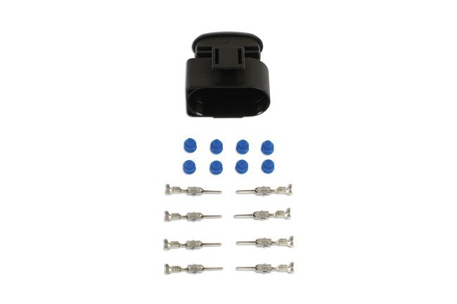 KIT COM 85 CONECTORES ELÉTRICOS MACHO VW DE 2,8 MM E 8 PINOS