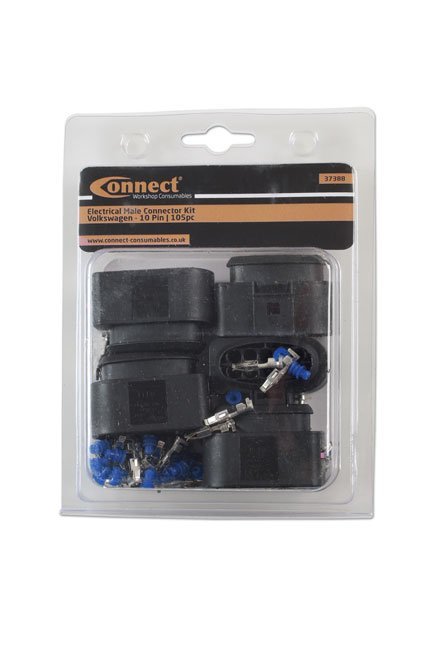 KIT COM 105 CONECTORES FÊMEA ELÉTRICOS VW DE 2,8 MM E 10 PINOS - Image 3