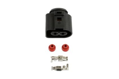 KIT COM 25 CONECTORES FÊMEA ELÉTRICOS VW DE 4,8 MM E 2 PINOS