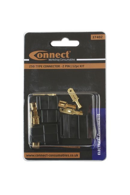 KIT COM 12 CONECTORES TIPO 250 DE 2 PINOS - Image 3