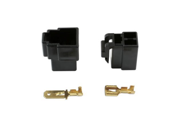 KIT COM 8 CONECTORES TIPO 250 DE 3 PINOS