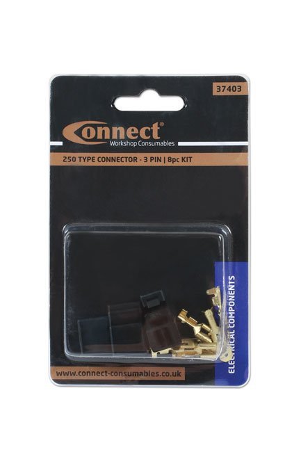 KIT COM 8 CONECTORES TIPO 250 DE 3 PINOS - Image 4