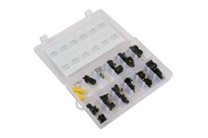 KIT DE CONECTORES ELÉTRICOS VARIADOS PARA BMW E MERCEDES-BENZ (24 PEÇAS)