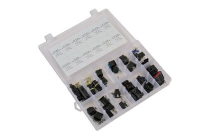 KIT DE CONECTORES ELÉTRICOS VARIADOS PARA BMW E MERCEDES-BENZ (24 PEÇAS)