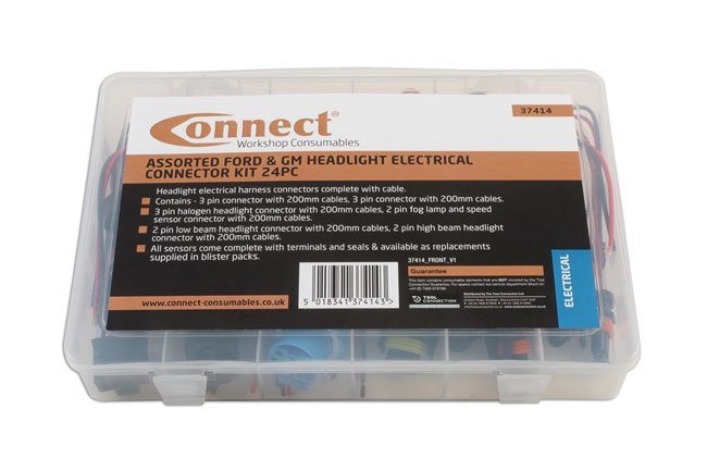 KIT DE CONECTORES ELÉTRICOS PARA FARÓIS FORD E VAUXHALL (24 PEÇAS) - Image 4