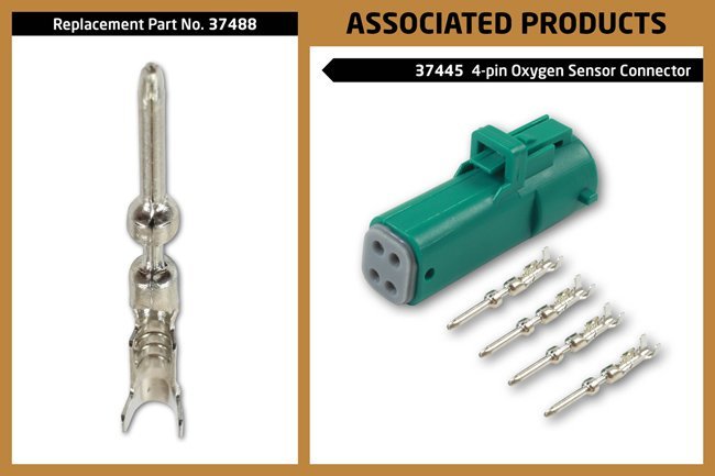 KIT DE CONECTOR DE SENSOR DE OXIGÊNIO ELÉTRICO DE 4 PINOS PARA FORD (10 PEÇAS)