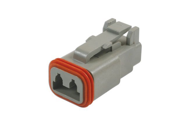 KIT DE CONECTORES DE PLUGUE ALEMÃO DE 2 PINOS (4 PEÇAS)