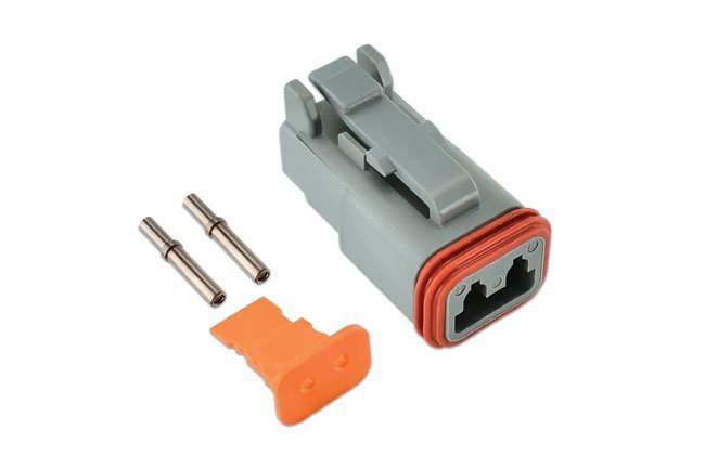 KIT DE CONECTORES DE PLUGUE ALEMÃO DE 2 PINOS (4 PEÇAS) - Image 4