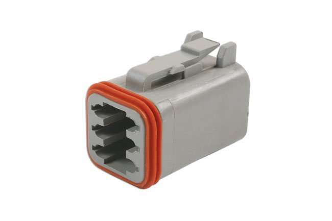 KIT DE CONECTORES ALEMÃES DE 6 PINOS (8 PEÇAS)