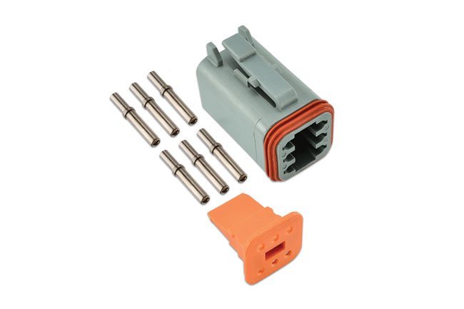 KIT DE CONECTORES ALEMÃES DE 6 PINOS (8 PEÇAS) - Image 4