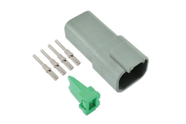 KIT DE CONECTORES DE RECEPTÁCULO ALEMÃO DE 4 PINOS (6 PEÇAS) - Image 4