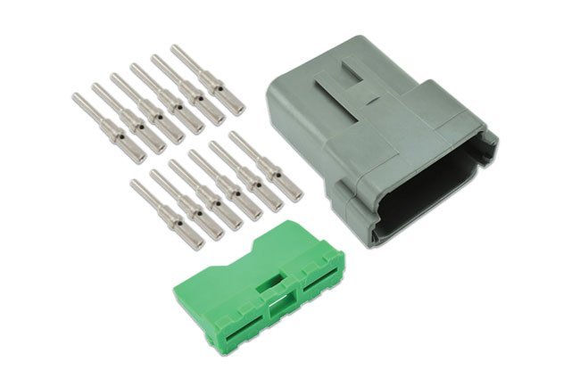 KIT DE CONECTORES DE RECEPTÁCULO ALEMÃO DE 12 PINOS (14 PEÇAS) - Image 4