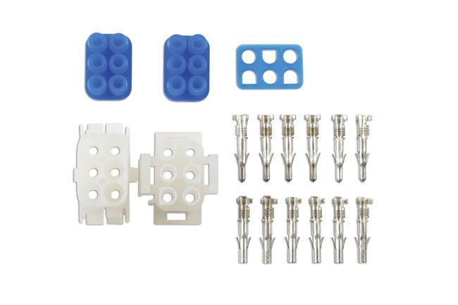 KIT DE CONECTOR MATE-N-LOK 6 PINOS 17UN