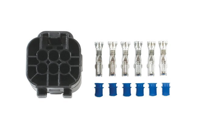 KIT DE CONECTORES FÊMEA DE 6 PINOS AMP ECONOSEAL SÉRIE J (39 PEÇAS)