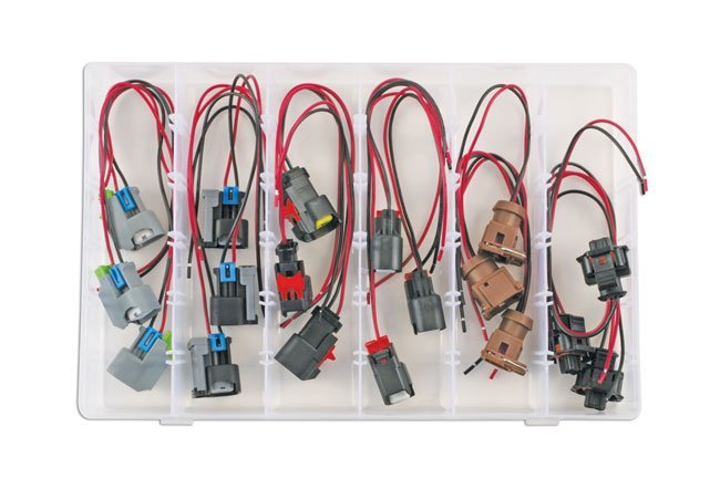 KIT DE CONECTORES VARIADOS PARA INJETORES BOSCH (18 PEÇAS)
