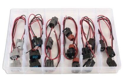 KIT DE CONECTORES DE INJETORES VARIADOS PARA VEÍCULOS JAPONESES (18 PEÇAS)