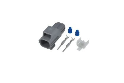 CONECTOR MACHO MULTIFUNCIONAL DE 2 PINOS PARA USO ELÉTRICO VOLVO, PACOTE COM 10 UNIDADES.