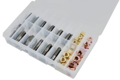 KIT DE PARAFUSOS E PORCAS PARA COLETOR DE ADMISSÃO M8, M10 (100 PEÇAS)