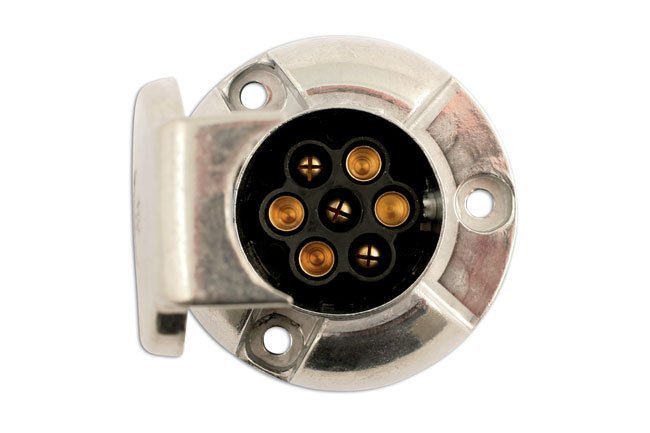 SOQUETE METÁLICO DE 7 PINOS, 12 VOLTS, 12N, PACOTE COM 5 PEÇAS - Image 3