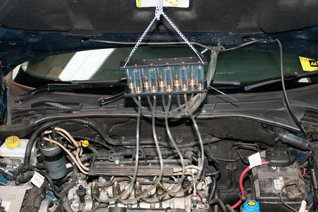 TESTADOR DE RETORNO DE FLUXO DE COMBUSTÍVEL COM INJETOR DIESEL - Image 5