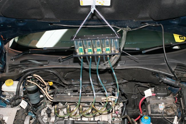 TESTADOR DE RETORNO DE FLUXO DE COMBUSTÍVEL COM INJETOR DIESEL - Image 6