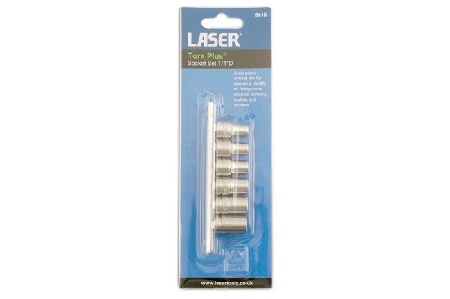 CONJUNTO DE CHAVE DE CAIXA TORX® PLUS 1/4"D 6PC - Image 5