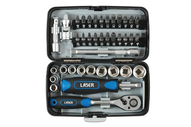 CONJUNTO DE CHAVE DE CAIXA E BIT 1/4"D 38PC - Image 5