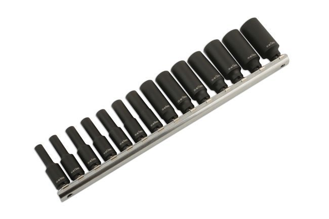 CONJUNTO DE CHAVE DE CAIXA DE IMPACTO LONGA 1/4"D 14PC - Image 2