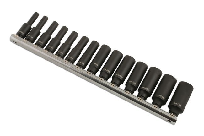 CONJUNTO DE CHAVE DE CAIXA DE IMPACTO LONGA 1/4"D 14PC - Image 3