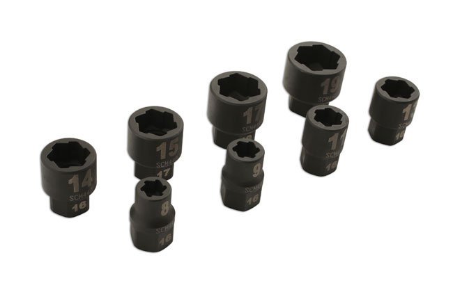 REMOVEDOR DE PORCA/PARAFUSO DANIFICADO 3/8"D 8PC - Image 3