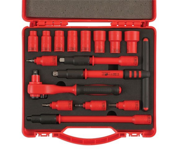 CONJUNTO DE CHAVE DE CAIXA ISOLADA 3/8"D 16PC - Image 3