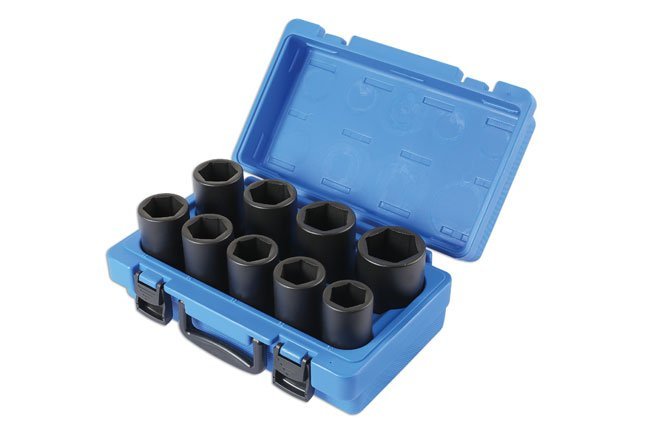 CONJUNTO DE CHAVE DE CAIXA DE IMPACTO LONGA 3/4"D 9PC - Image 2