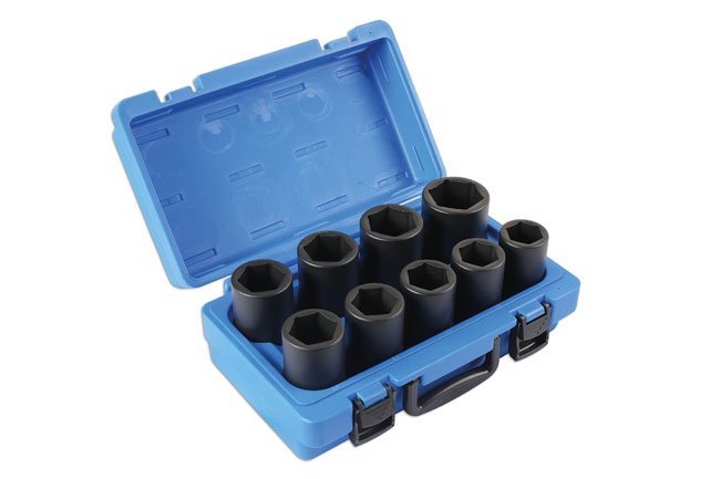CONJUNTO DE CHAVE DE CAIXA DE IMPACTO LONGA 3/4"D 9PC - Image 3