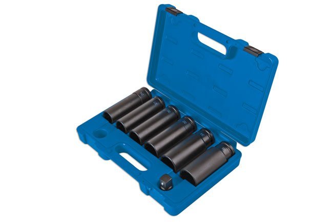 CONJUNTO DE CHAVE DE CAIXA DE IMPACTO EXTRA LONGA 3/4"D 7PC - Image 2