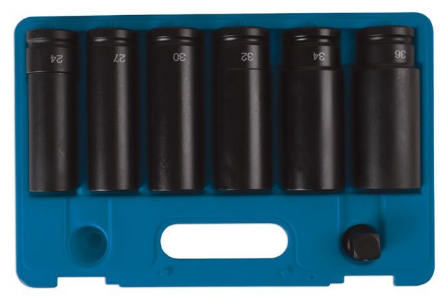 CONJUNTO DE CHAVE DE CAIXA DE IMPACTO EXTRA LONGA 3/4"D 7PC - Image 3