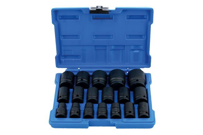 CONJUNTO DE CHAVE DE CAIXA DE IMPACTO 1/2"D 18PC