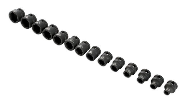 CONJUNTO DE CHAVE DE CAIXA DE IMPACTO CURTO 3/8"D 14PC - Image 4