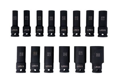 CONJUNTO DE CHAVE DE CAIXA DE IMPACTO LONGA 1/2"D 14PC