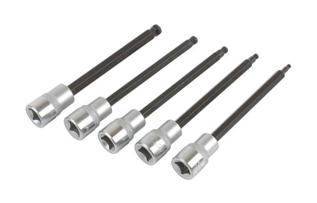 CONJUNTO HEXAGONAL COM EXTREMIDADE ESFÉRICA LONGA AJUSTADA 3/8"D 5PC - Image 2