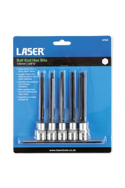 CONJUNTO HEXAGONAL COM EXTREMIDADE ESFÉRICA LONGA AJUSTADA 3/8"D 5PC - Image 5