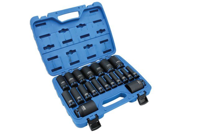 CONJUNTO DE CHAVE DE CAIXA DE IMPACTO LONGA 1/2"D 20PC - Image 2