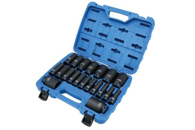 CONJUNTO DE CHAVE DE CAIXA DE IMPACTO LONGA 1/2"D 20PC - Image 4