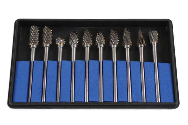 CONJUNTO DE REBARBAR EM CARBONETO DE TUNGSTÉNIO 10PC