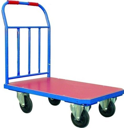 Plataforma 910 x 610. Rodas borracha maciça