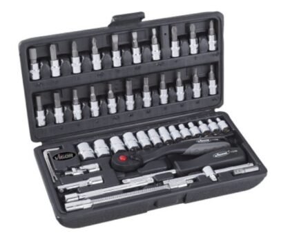 JOGO CHAVES C/ROQUETE 1/4" BLACK EDITION 46PCS