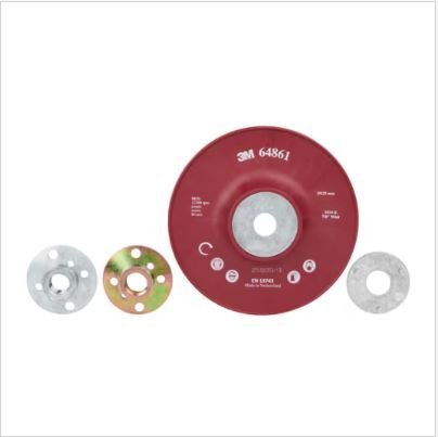 3M™ PRATO DE SUPORTE ESTRIADO HIGH PERFORMANCE, 125 MM, PN64861
