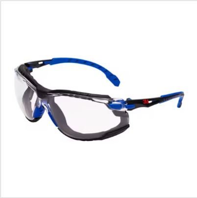 OCULOS DE PROTEÇAO 3M SOLUS SERIE 1000 ARMAZAÇAO AZUL/PRETA ANTI-EMBACIAMENTO SCOTCHGARD