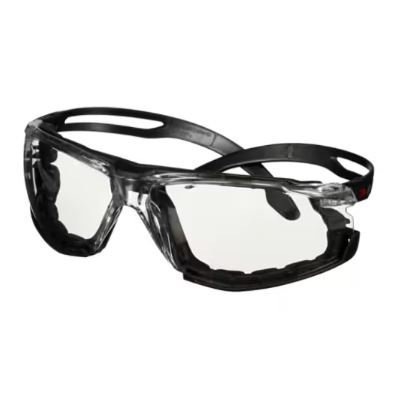 3M™ SECUREFIT™ 500,OCULOS DE SEGURANÇA, PRETO , SCOTCHGARD™ ANTI-RISCOS/NEVOA, TRANSPARENTES (K&N), SF501SGAF-BLK-FM